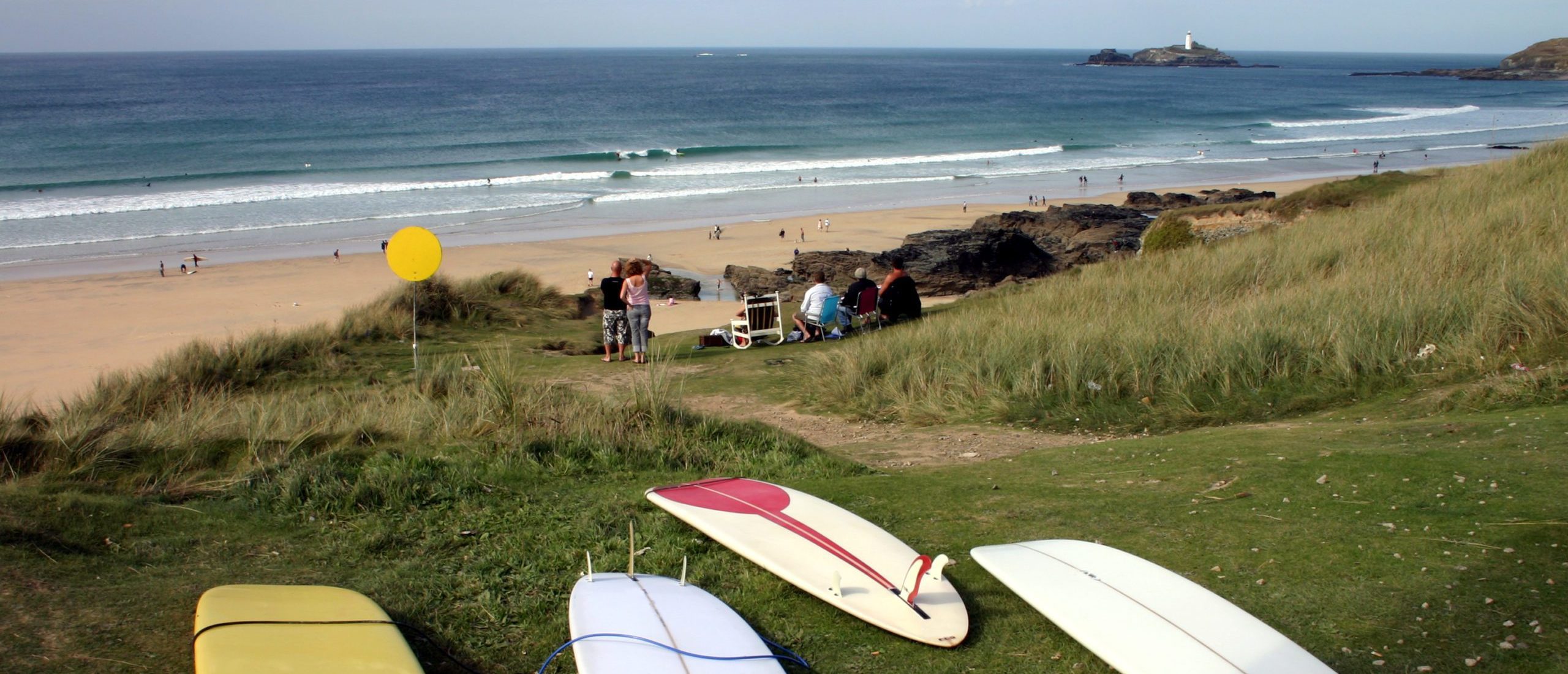 Gwithian Beach Surfing in Cornwall