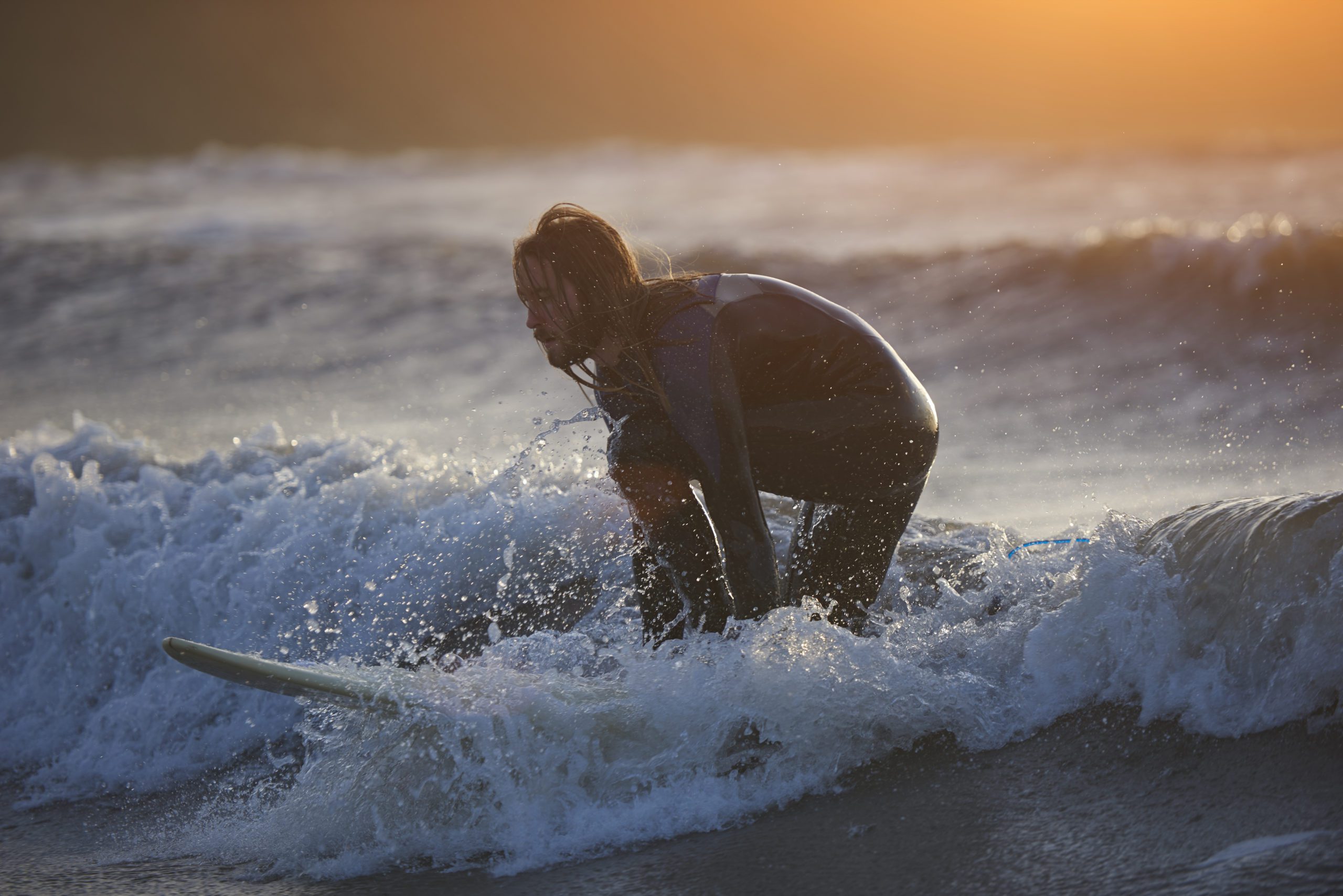 Surfing in Devon