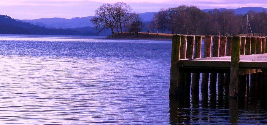 Paddleboarding on Coniston Water, Lake District