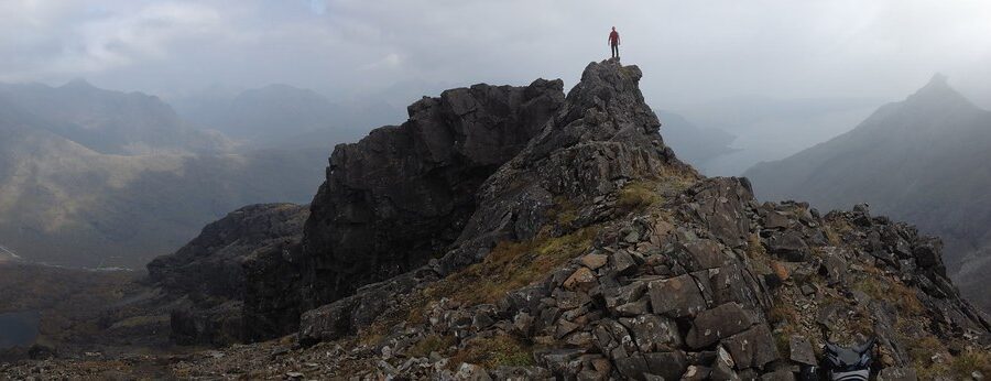 Mountaineering on the Cuillin, Isle of Skye