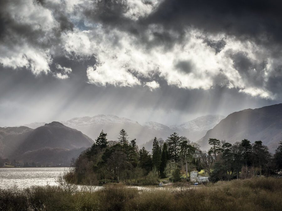 Kayaking on Derwentwater, Lake District